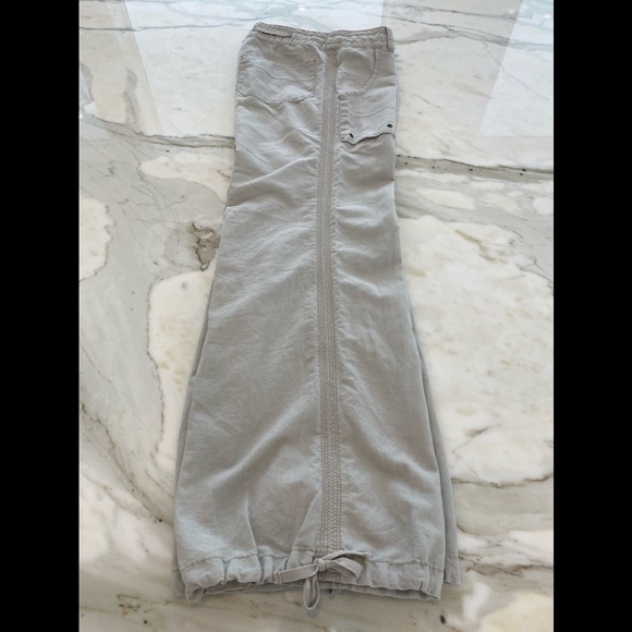 FREE PEOPLE BEIGE PANTS SIZE 4 - Picture 3 of 16